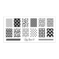 LA07 Messy Mansion Nail Stamping Plate