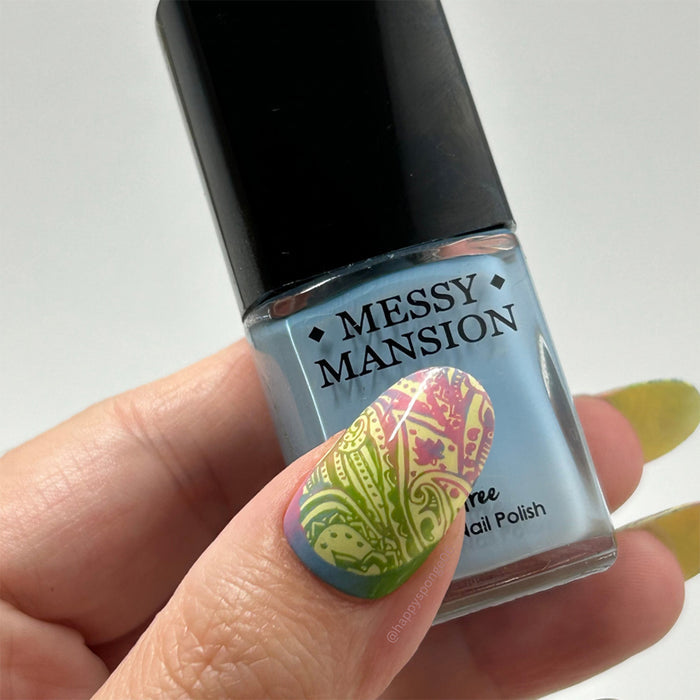LLA05 Messy Mansion Nail Stamping Plate