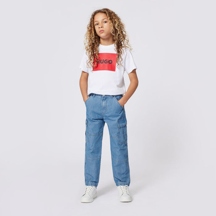 HUGOLogo Box T-Shirt3617165773624SAVANNA