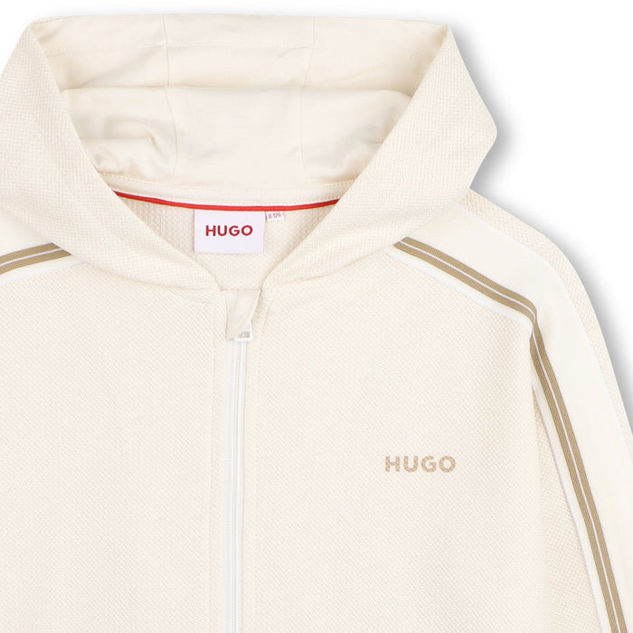 HUGOLogo Embroidered Hoodie3617165988141SAVANNA