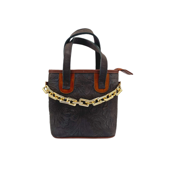 Lusso Chic Tooled Leather Purse