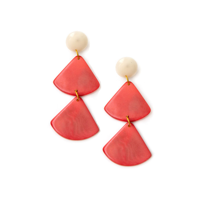 Poppy Coral/Ivory
