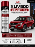 Mahindra XUV500 Crimson Red Touch Up Spray Paint – OEM Color Match | LIHA Aerosols 500ml