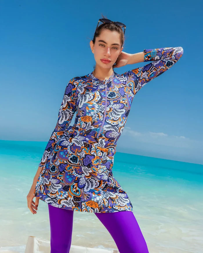 malva purple burkini