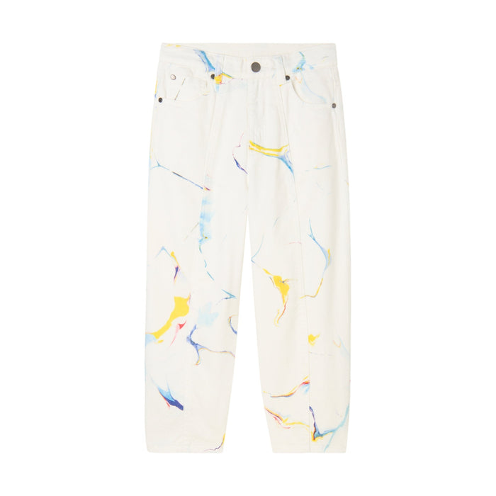 Stella McCartneyMarble Print Tapered Leg Jeans8059774248820SAVANNA