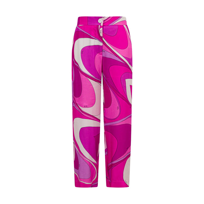 Emilio PucciMarmo Print Wide Leg Trousers8059774188195SAVANNA