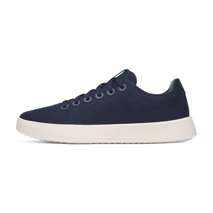 Men's Canvas Cruiser - True Navy (Natural White Sole)