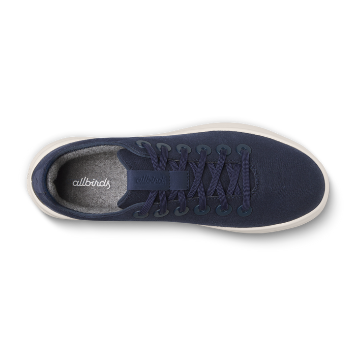Men's Canvas Cruiser - True Navy (Natural White Sole)