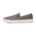 Men's Canvas Cruiser Slip On - Anthracite (Natural White Sole)