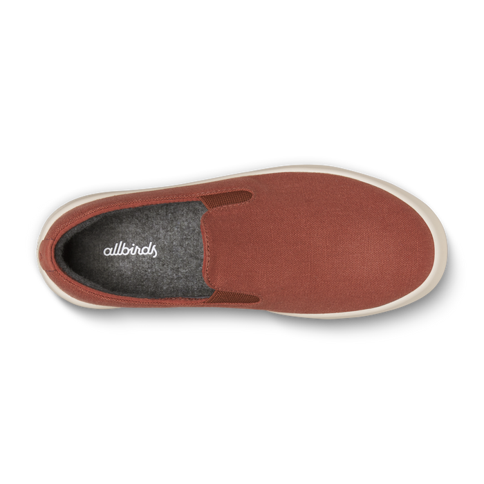 Men's Canvas Cruiser Slip On - Auburn (Warm White Sole)