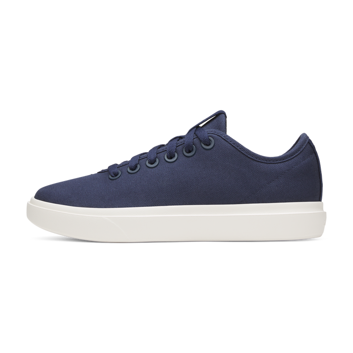 Men's Canvas Piper - Deep Navy (Natural White Sole)