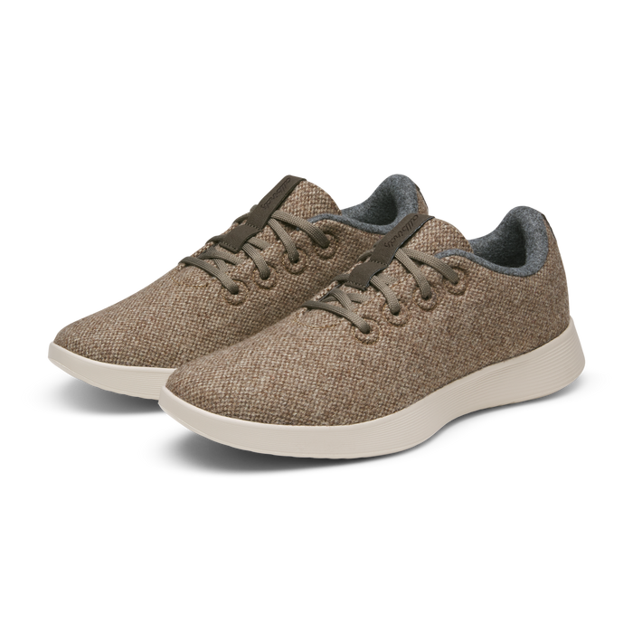 Men's Runner NZ Tweed - Weathered Brown (Weathered White Sole)