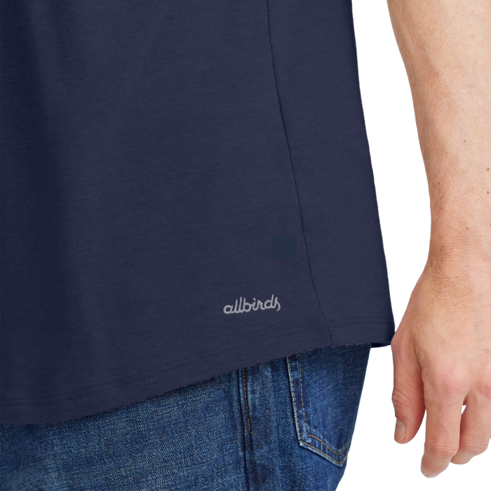 Men's Soft Merino Tee - Deep Navy