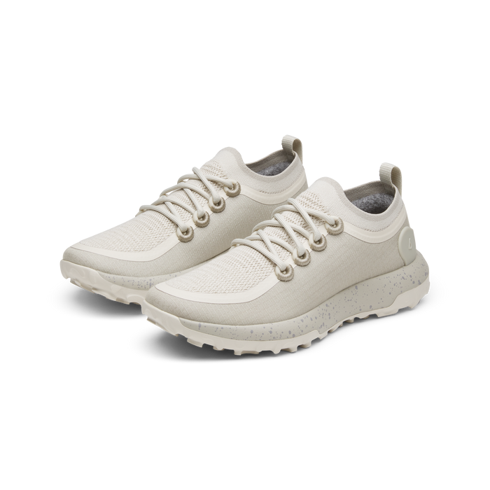 Men's Trail Runner - Weathered White (Weathered Grey Sole)