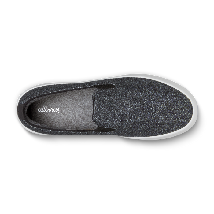 Men's Wool Cruiser Slip On - Dark Grey (Light Grey Sole)
