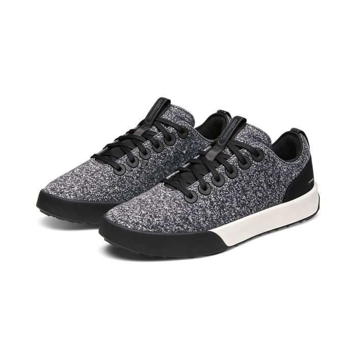 Men's Wool Cruiser Waterproof - Natural Black (Natural White Sole)
