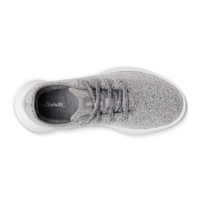 Men's Wool Runner Go - Medium Grey (Blizzard Sole)