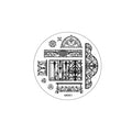 MM51 Messy Mansion Nail Stamping Plate