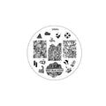 MM64 Messy Mansion Nail Stamping Plate