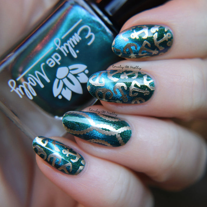 MM93XL Messy Mansion Nail Stamping Plate