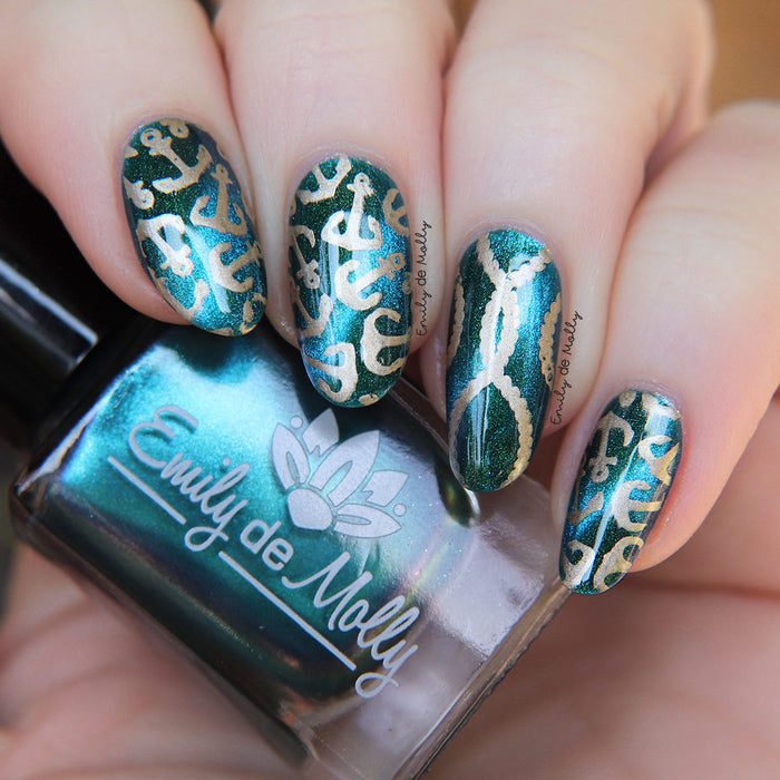 MM93XL Messy Mansion Nail Stamping Plate
