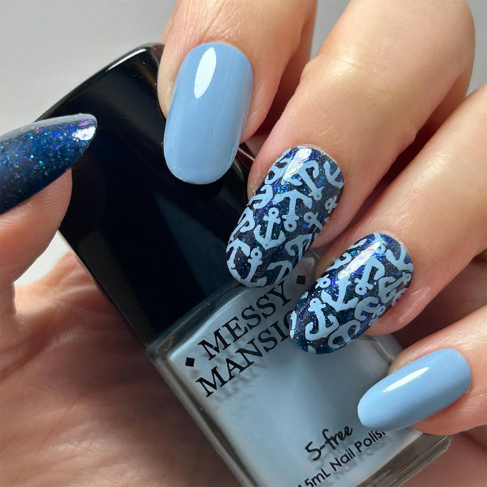MM93XL Messy Mansion Nail Stamping Plate