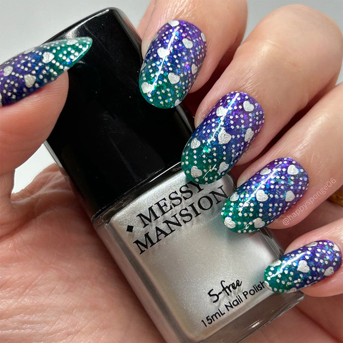 MM97XL Messy Mansion Nail Stamping Plate