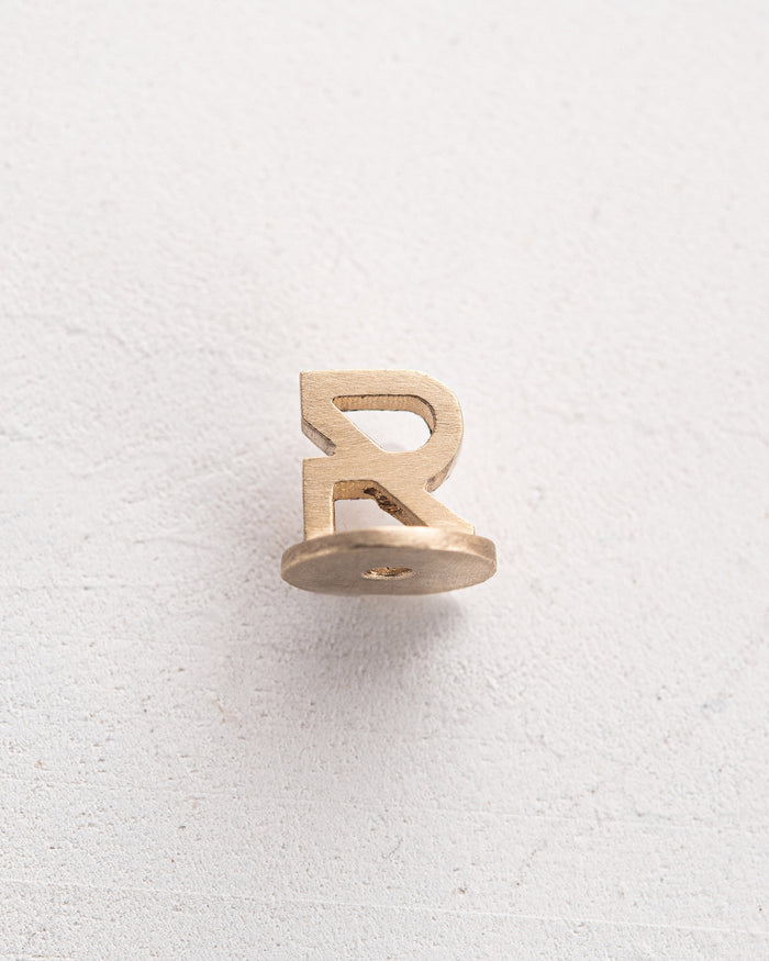 Mono earring CROSS PATTÉE (14k yellow gold)