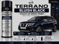 Nissan Terrano Bluish Black Touch Up Spray Paint – OEM Color Match | LIHA Aerosols 500ml