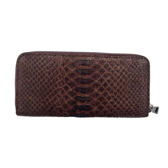 Nocturna Snakeskin Clutch