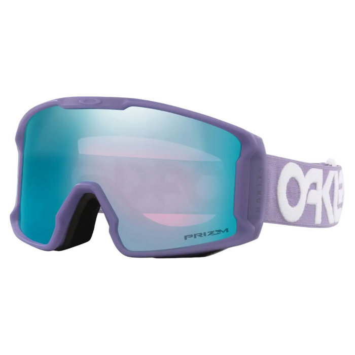 Oakley Line Miner M Lilac with Prizm Sapphire Iridium Lens Steves Snow Store Wollongong