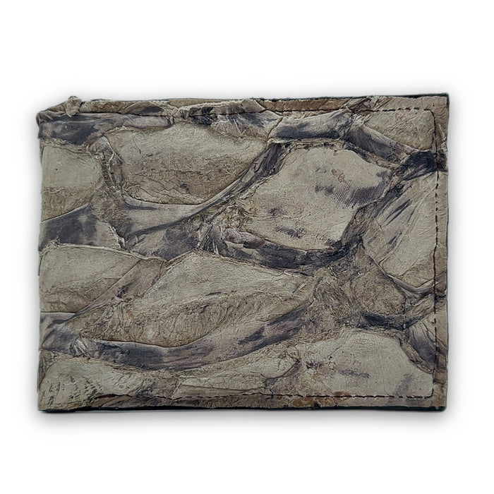 Oyster Gray Pirarucu Fish Men's Wallet