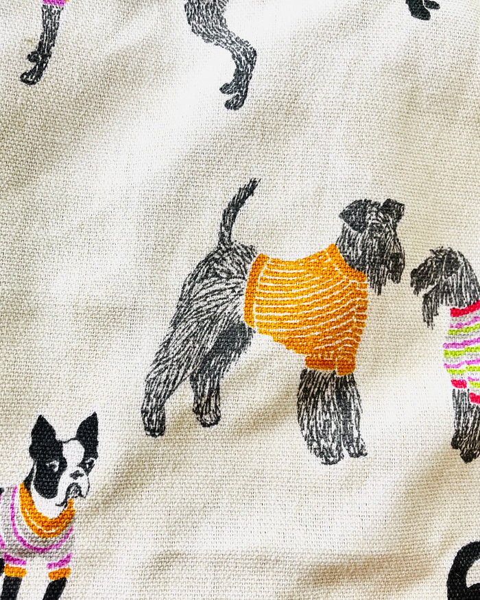 various hounds dog breeds in sweaters apron Amanda Bright Designs