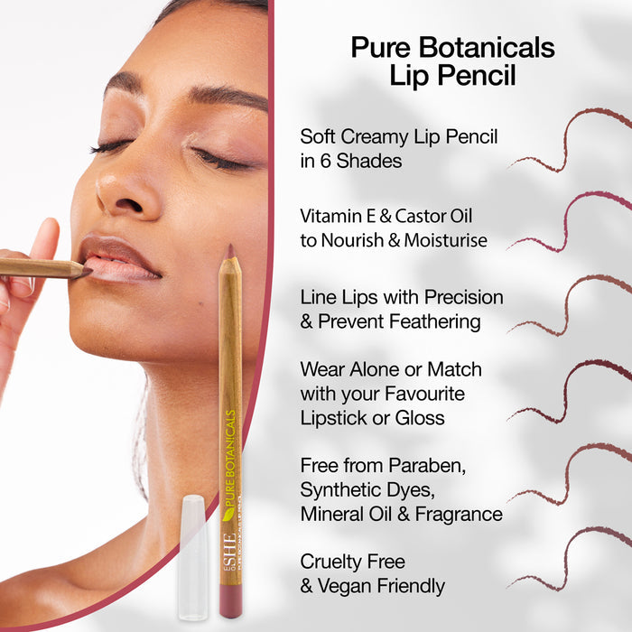Pure Botanicals Lip Pencil -   Spice