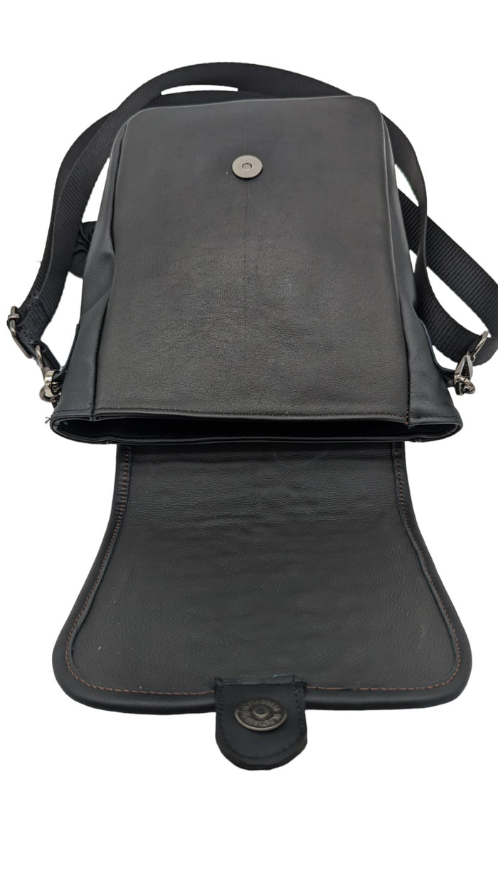 Alligator Hornback Leather Messenger Bag - Sobék