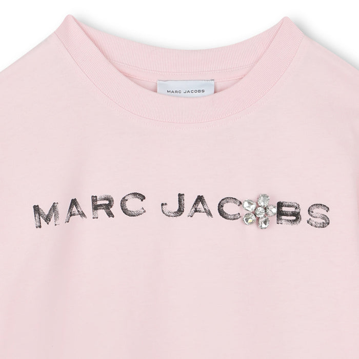 MARC JACOBSRhinestone Logo T-ShirtSAVANNA