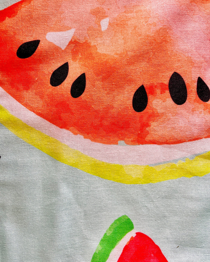 Shelby apron seeded watermelons with the rind cotton apron