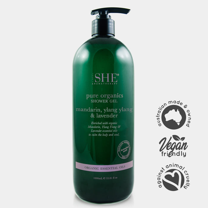 Shower Gel - Mandarin, Ylang Ylang & Lavender