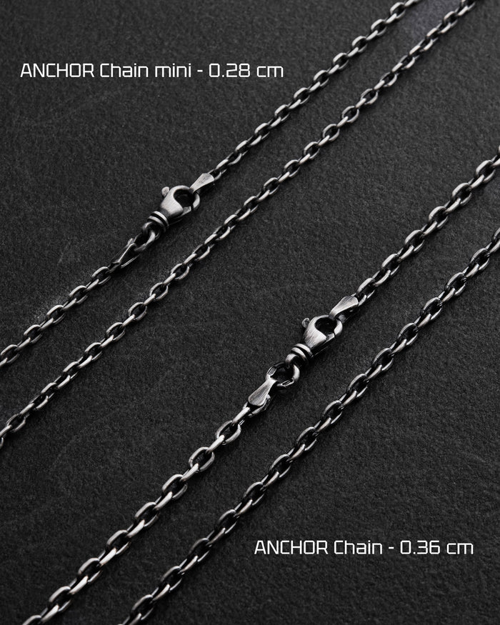 Silver ANCHOR Chain mini