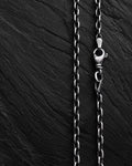 Silver ANCHOR Chain weave