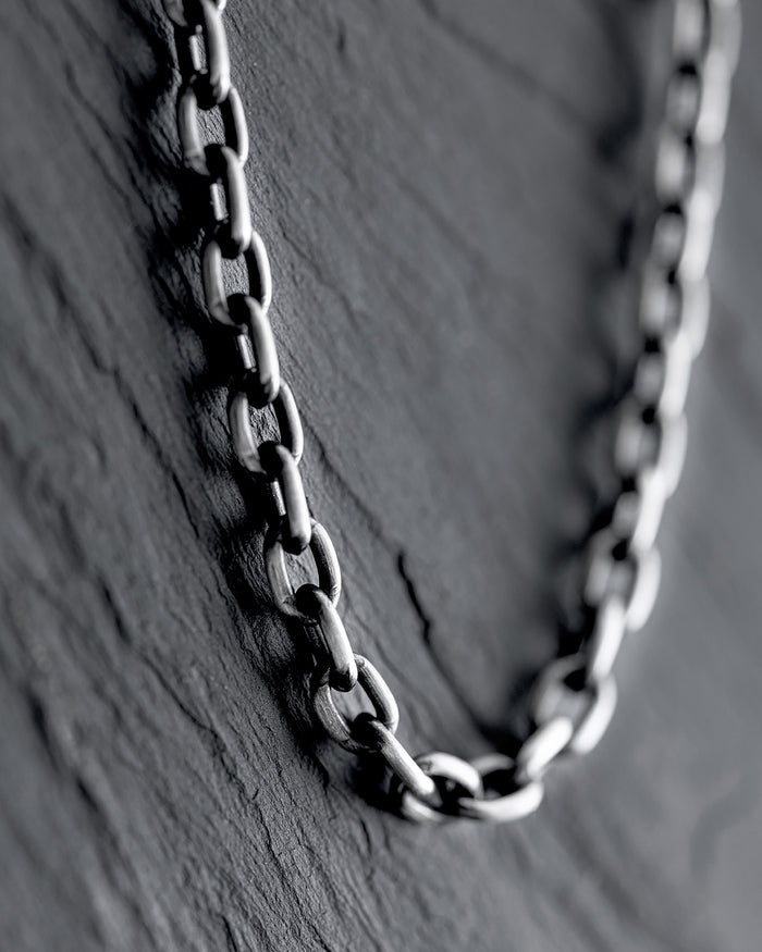 Silver ANCHOR Chain weave