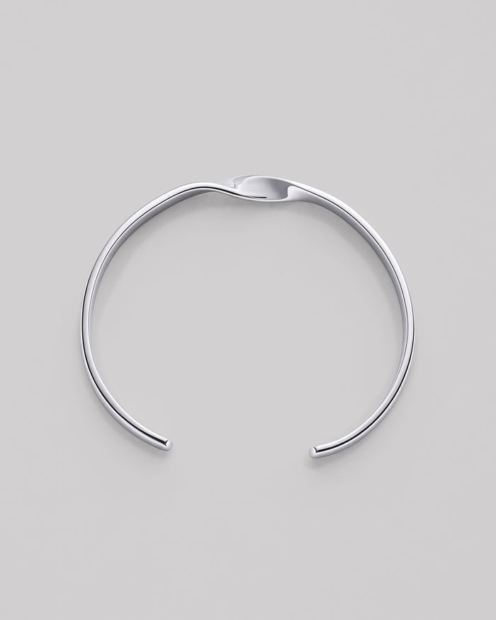 Silver bangle SERENE