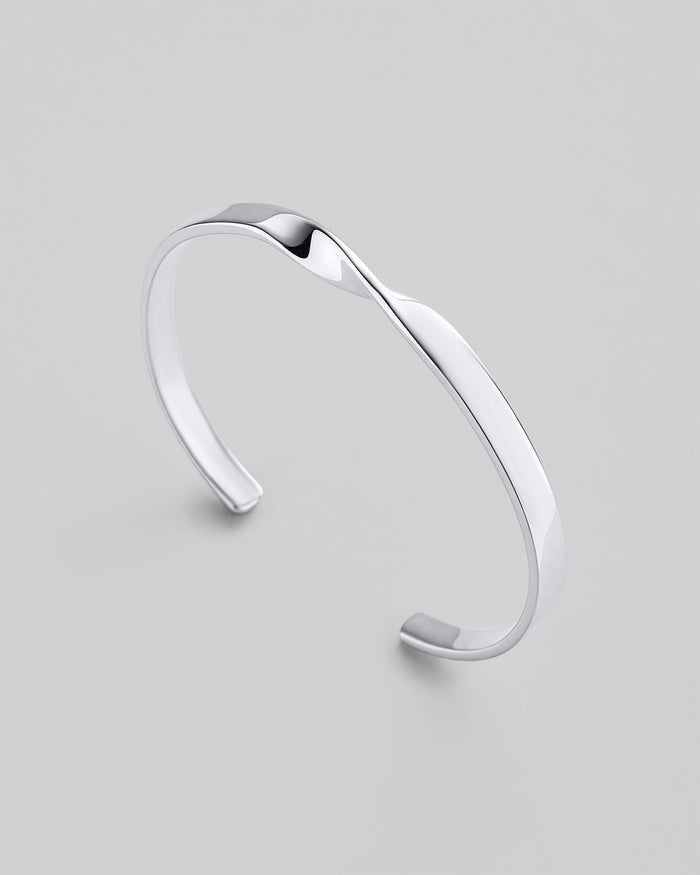 Silver bangle SERENE