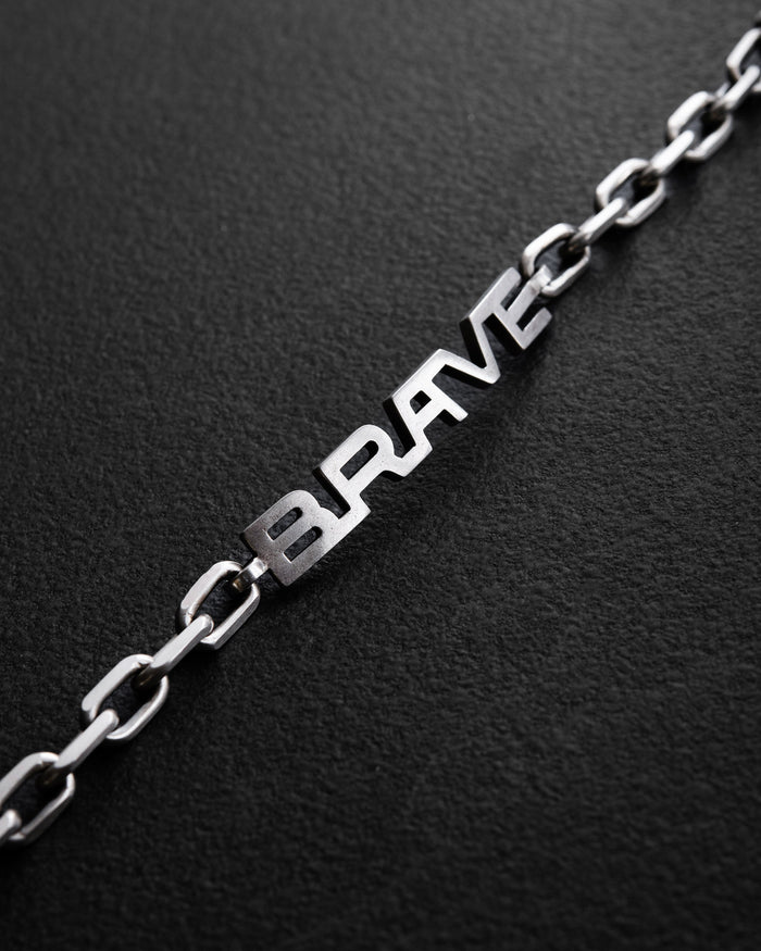 Silver bracelet BRAVE