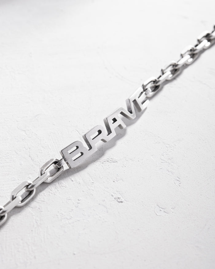Silver bracelet BRAVE