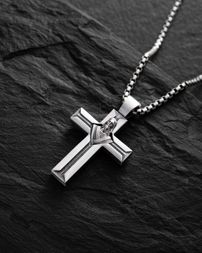 Silver cross CRISTO REDENTOR