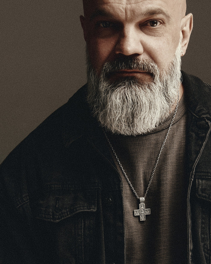 Silver cross GUARDIAN SAINTS