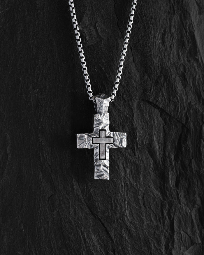 Silver cross INVICTUS