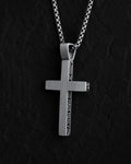 Silver cross JESUS PRAYER
