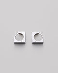 Silver earrings AUSTERE